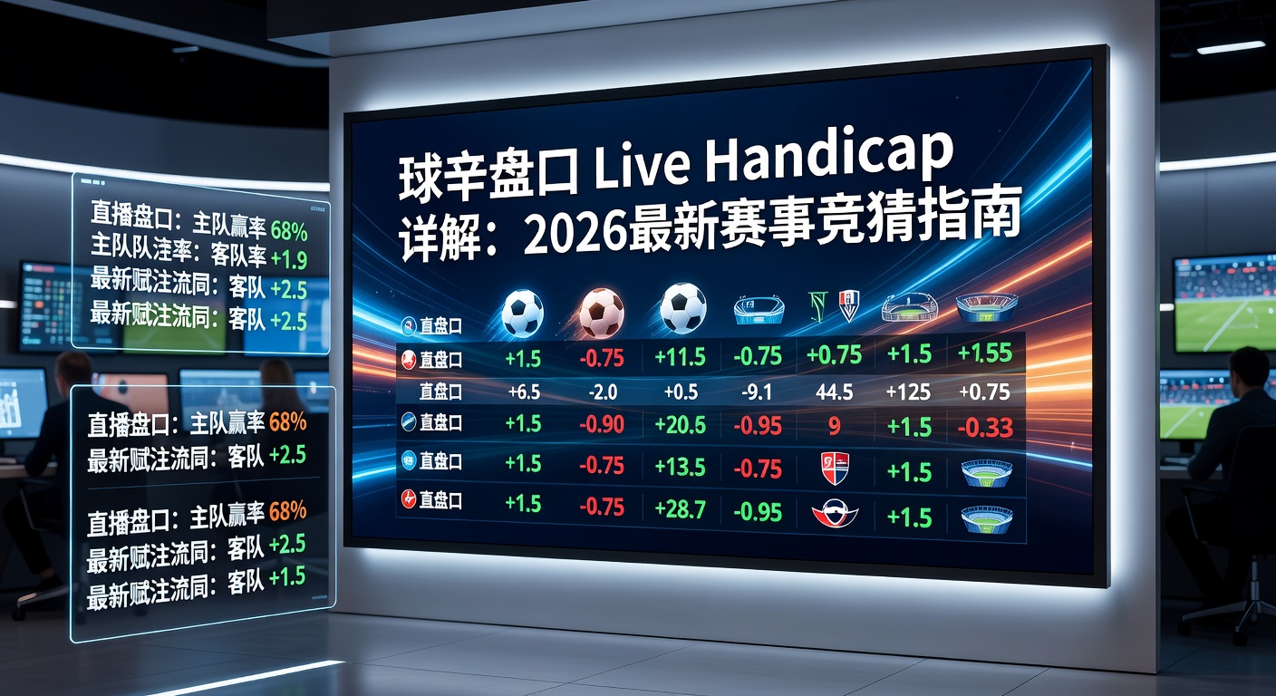滚球盘口 Live Handicap 详解：2026赛事实时竞猜指南